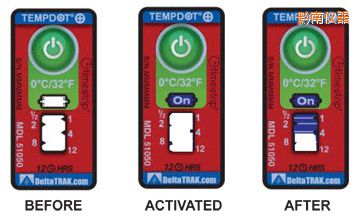 黔南溫度指示標(biāo)簽 累計(jì)上升時(shí)間/溫度的標(biāo)簽